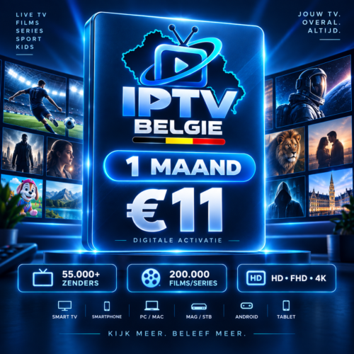 IPTV Belgie 1 maand