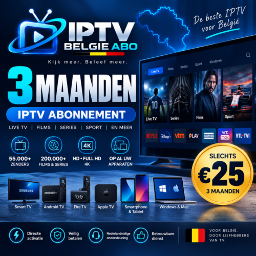 IPTV Belgie 3 Maanden