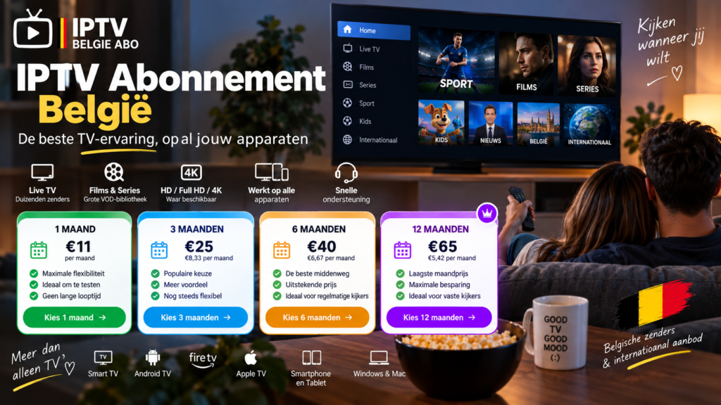 IPTV abonnement België